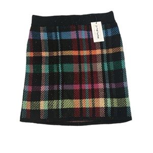 For the Rebuplic plaid sweater skirt